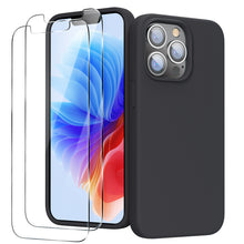 Load image into Gallery viewer, GOODVISH iPhone 13 Pro silicone case 6.1&quot; with 2 pieces protective film,  shockproof protective cover
