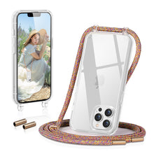 Load image into Gallery viewer, GOODVISH Mobile Phone Chain Compatible with iPhone 13 Pro Max-6.7&quot; Display | Necklace case with strap Mobile phone case for hanging | Transparent case with lanyard | Protective case with cord
