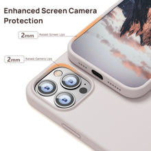 Load image into Gallery viewer, GOODVISH iPhone 13 Pro Max liquid silicone case 6.7&quot; with 2 pieces screen protectors, shockproof protective cover
