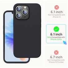 Load image into Gallery viewer, GOODVISH iPhone 13 Pro silicone case 6.1&quot; with 2 pieces protective film,  shockproof protective cover
