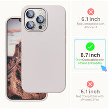 Load image into Gallery viewer, GOODVISH iPhone 13 Pro Max liquid silicone case 6.7&quot; with 2 pieces screen protectors, shockproof protective cover
