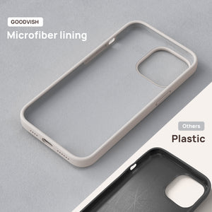 GOODVISH iPhone 13 Pro Max liquid silicone case 6.7" with 2 pieces screen protectors, shockproof protective cover