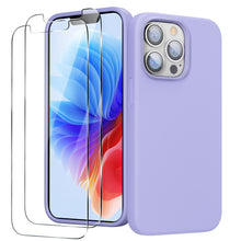 Load image into Gallery viewer, GOODVISH iPhone 13 Pro silicone case 6.1&quot; with 2 pieces protective film,  shockproof protective cover
