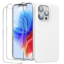 Load image into Gallery viewer, GOODVISH iPhone 13 Pro silicone case 6.1&quot; with 2 pieces protective film,  shockproof protective cover
