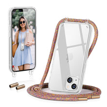 Load image into Gallery viewer, GOODVISH Phone Case Chain Compatible with iPhone 13-6.1&quot; | Transparent case with lanyard | Protective case with cord
