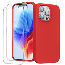 Load image into Gallery viewer, GOODVISH iPhone 13 Pro silicone case 6.1&quot; with 2 pieces protective film,  shockproof protective cover
