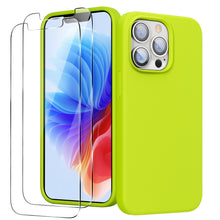 Load image into Gallery viewer, GOODVISH iPhone 13 Pro silicone case 6.1&quot; with 2 pieces protective film,  shockproof protective cover
