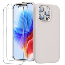 Load image into Gallery viewer, GOODVISH iPhone 13 Pro silicone case 6.1&quot; with 2 pieces protective film,  shockproof protective cover
