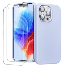 Load image into Gallery viewer, GOODVISH iPhone 13 Pro silicone case 6.1&quot; with 2 pieces protective film,  shockproof protective cover
