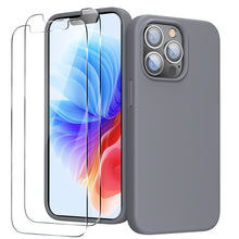 Load image into Gallery viewer, GOODVISH iPhone 13 Pro silicone case 6.1&quot; with 2 pieces protective film,  shockproof protective cover
