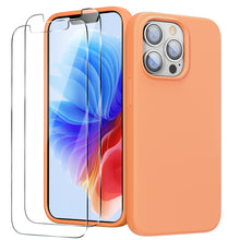 Load image into Gallery viewer, GOODVISH iPhone 13 Pro silicone case 6.1&quot; with 2 pieces protective film,  shockproof protective cover
